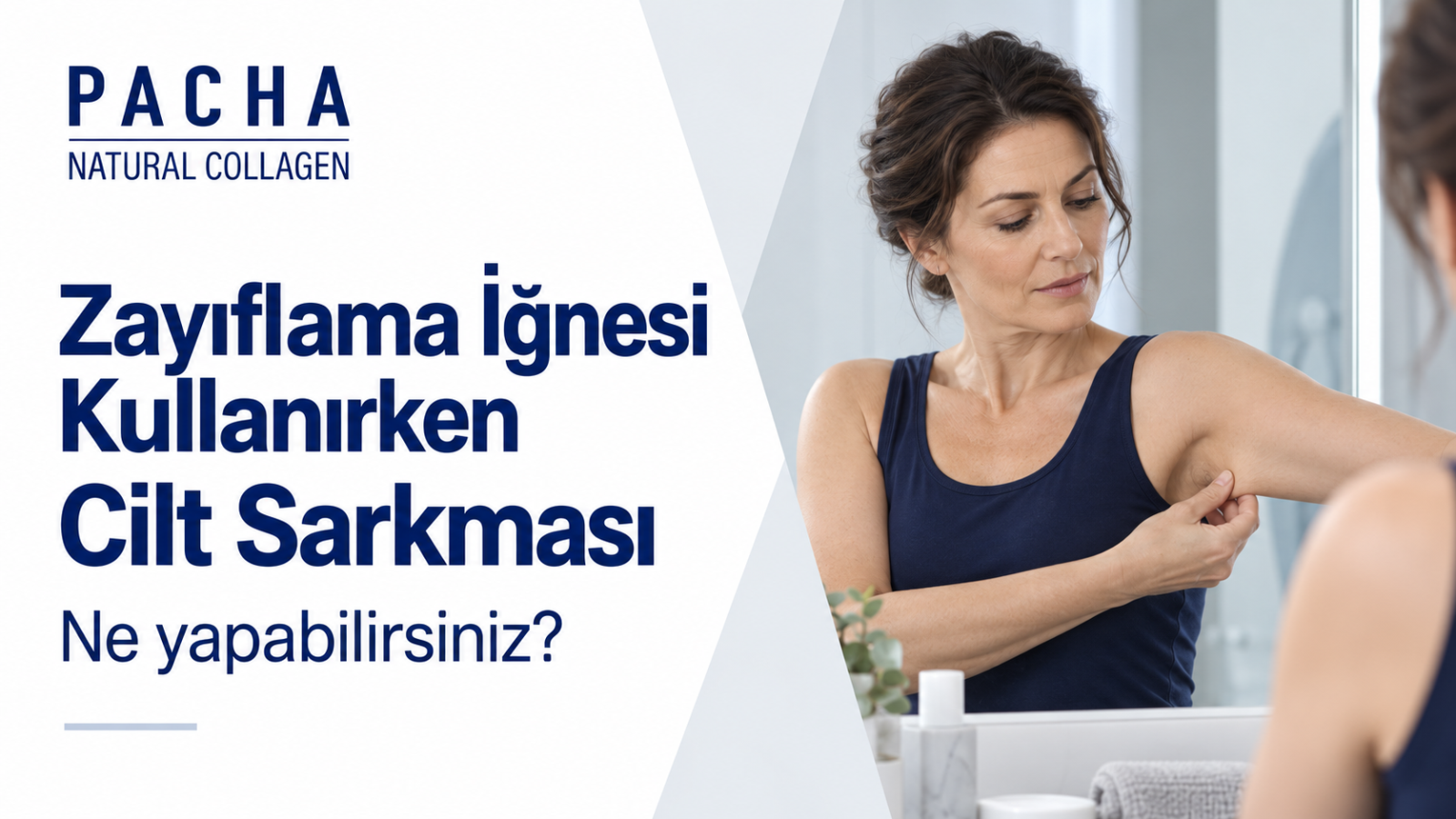 Zayıflama iğneleriyle hızlı kilo kaybı, özellikle kol, yüz ve karın bölgesinde cilt sarkmasını daha görünür hale getirebilir.