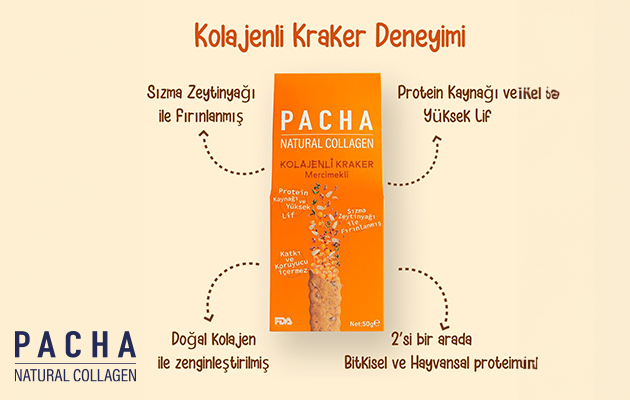 Kolajenli Kraker | Mercimekli | PACHA NATURAL COLLAGEN